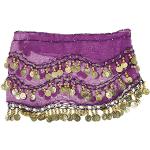 Foulards en soie violets en mousseline look fashion 