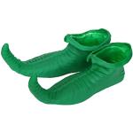 Chaussures de clown vertes en velours look fashion pour homme 