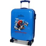 Valises bleues en polycarbonate en polycarbonate Spiderman pour garçon en promo 