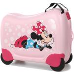 Valises Samsonite roses à 4 roues Mickey Mouse Club Minnie Mouse pour fille 