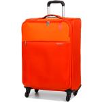 Valises Roncato orange à 4 roues pour femme en promo 