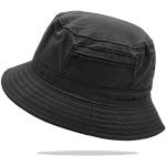 Chapeaux bob noirs en coton 59 cm look fashion pour femme 