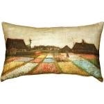Van Gogh Flower Beds En Hollande 12x20 Throw Pillow | Insert Inclus