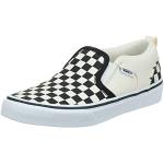 Vans Asher, Sneaker Femme, Blanc (Checkerboard/Black/White), 39 EU