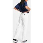 Pantalons classiques Vans Authentic blancs cassés pour femme en promo 