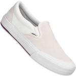 Chaussures Vans Slip On blanches en cuir à élastiques Pointure 37 pour homme en promo 