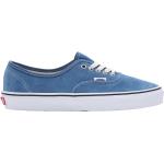 Chaussures de skate  Vans Authentic bleues en velours à lacets look Skater 
