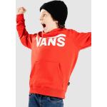 Sweats à capuche Vans rouges à logo en polaire classiques pour garçon en promo de la boutique en ligne Blue-tomato.fr 