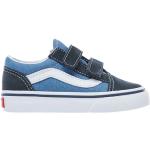 Chaussures de skate  Vans bleues en caoutchouc à scratchs Pointure 22 look casual pour enfant 