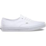 Chaussures Vans Authentic blanches Pointure 44 look streetwear pour homme en promo 