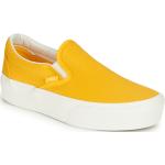 Baskets Vans Classic Slip-On jaunes sans lacets à élastiques Pointure 35 pour femme 
