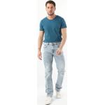 Jeans bleues claires troués look fashion pour homme 