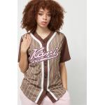 Maillots de baseball Karl Kani dorés à manches courtes Taille S pour femme en promo 