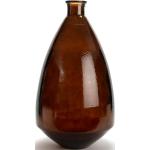 Vases en verre Amadeus orange de 60 cm style bohème 