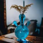 Vases en verre en verre de 20 cm art déco 