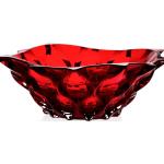 Vases en cristal rouges en cristal de 30 cm style bohème 