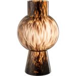 Vases boule Paris Prix marron à pois en verre de 46 cm modernes en promo 