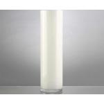 Vases tube blancs de 52 cm 