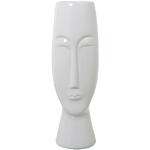 Vases DRW blancs en céramique de 50 cm 
