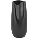 Vases design Beliani noirs de 32 cm modernes 