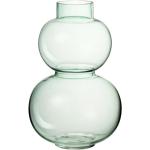 Vases boule Paris Prix verts en verre de 28 cm en promo 