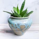 Vases turquoise en céramique 