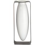 Vases design Philippi gris acier en céramique de 23 cm modernes 