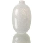 Vases design blancs en verre de 16 cm contemporains 