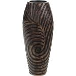 Vases design Amadeus marron en résine de 50 cm contemporains 