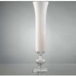 Vases en verre blancs en verre de 80 cm 