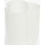 Vases en verre blancs de 22 cm 