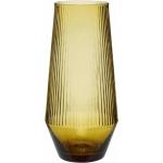 Vase RIPPLE 2,1 l, jaune, verre, Hübsch