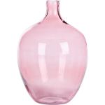 Vases en verre Beliani roses en verre de 39 cm rustiques 