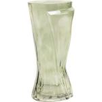 Vases en verre Amadeus verts en verre de 30 cm 