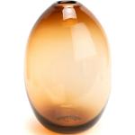 Vases en verre marron en verre de 26 cm modernes 