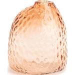 Vases en verre Amadeus orange de 12 cm modernes 