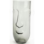 Vases en verre Amadeus gris en verre de 28 cm 