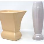 Vases violet clair en céramique art déco 