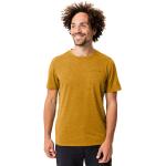 T-shirts Vaude jaunes en polyester éco-responsable Taille S pour homme 