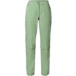 Pantalons de randonnée Vaude Farley verts éco-responsable stretch Taille L pour femme 
