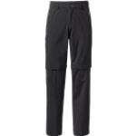 Pantalons de randonnée Vaude Farley noirs à motif Les Alpes stretch Taille 3 XL look fashion pour homme 