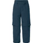 Pantalons de randonnée Vaude Detective bleus en polyamide look fashion pour femme 