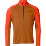 T-shirts Vaude Larice orange en polyester à manches longues éco-responsable à manches longues Taille S look sportif pour homme 