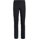 Pantalons de ski Vaude Larice noirs en shoftshell coupe-vents respirants éco-responsable Taille XL pour homme 