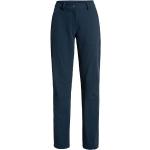 Pantalons de randonnée Vaude Strathcona bleus coupe-vents respirants éco-responsable Taille XXS pour femme 