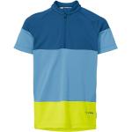 Maillots de cyclisme Vaude Qimsa bleus en polyester respirants éco-responsable 