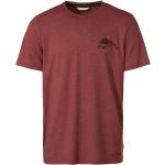 T-shirts basiques Vaude Redmont marron en chanvre éco-responsable Taille S pour homme 