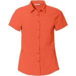 Vaude Seiland Iii Short Sleeve Shirt Orange 38 Femme