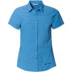 Vaude Seiland Iii Short Sleeve Shirt Bleu 38 Femme