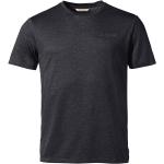 T-shirts Vaude noirs en polyester éco-responsable Taille M pour homme 